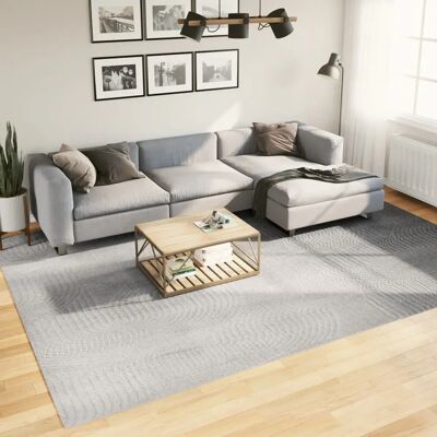 vidaXL Alfombra IZA Gris 240x340 cm - Alfombra vidaXL Alfombra IZA Gris 240x340 cm - Alfombra