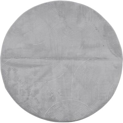 vidaXL Grå 80cm Kort Lur - Geometrisk Design vidaXL Grå 80cm Kort Lur - Geometrisk Design