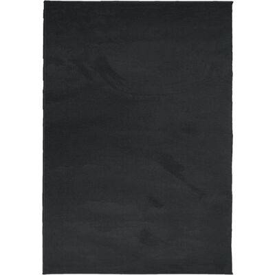 vidaXL Alfombra OVIEDO Pelo Corto Negro - Alfombra vidaXL Alfombra OVIEDO Pelo Corto Negro - Alfombra