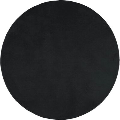vidaXL Schwarzer OVIEDO Kurzflor-Teppich - Teppich vidaXL Schwarzer OVIEDO Kurzflor-Teppich - Teppich