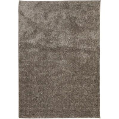 vidaXL Teppich Hochflor Glänzend Grau - Teppich vidaXL Teppich Hochflor Glänzend Grau - Teppich