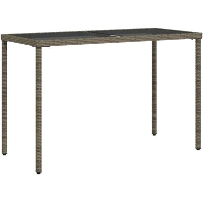 vidaXL Gartentisch mit Glasplatte - Gartenmöbel vidaXL Gartentisch mit Glasplatte - Gartenmöbel