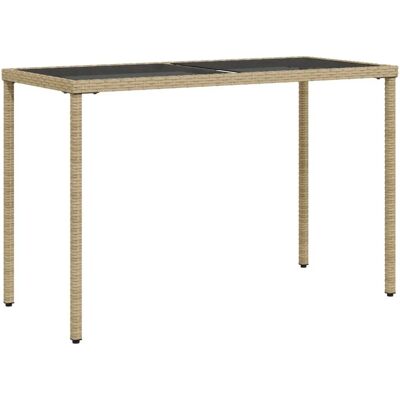 vidaXL Gartentisch Mit Platte Beige - Gartentisch vidaXL Gartentisch Mit Platte Beige - Gartentisch