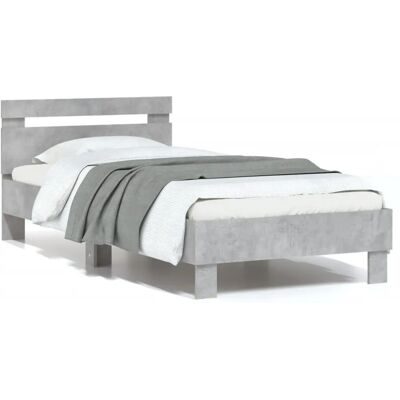 vidaXL 838571 Bed Frame met hoofdbord - Bedframe vidaXL 838571 Bed Frame met hoofdbord - Bedframe