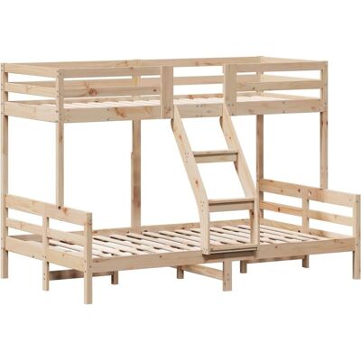vidaXL Etagenbett Kinder Einzelbett Holz Loft Bett Massivholz - Bunk Bed vidaXL Etagenbett Kinder Einzelbett Holz Loft Bett Massivholz - Bunk Bed