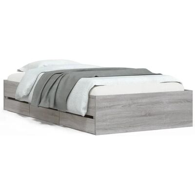 Cama con Cajones vidaXL 100x200cm - Moderna, Duradera, Fácil de montar Cama con Cajones vidaXL 100x200cm - Moderna, Duradera, Fácil de montar