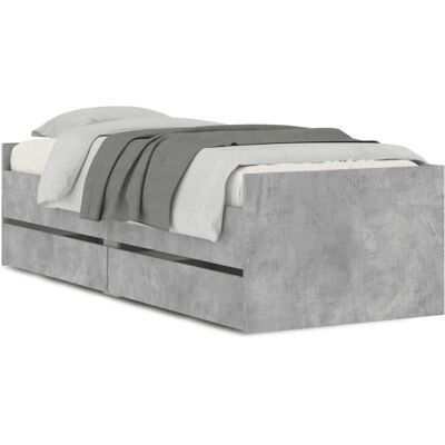 Bedframe met lades - 75x190cm - Modern slaapkamermeubels Bedframe met lades - 75x190cm - Modern slaapkamermeubels