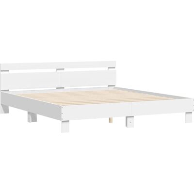 vidaXL Sengestel Hvid 200x200 cm - Sengestel vidaXL Sengestel Hvid 200x200 cm - Sengestel