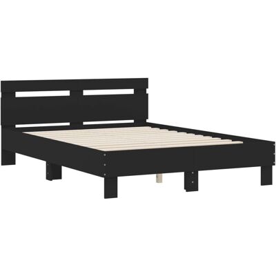 vidaXL Sengestel - 120x200 cm Sort - Holdbar støtte vidaXL Sengestel - 120x200 cm Sort - Holdbar støtte