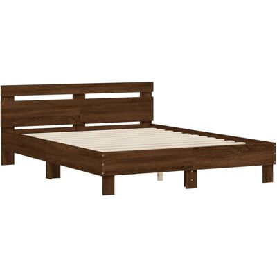 vidaXL 3207440 Bed Frame with Headboard - Bed Frame vidaXL 3207440 Bed Frame with Headboard - Bed Frame