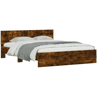 Struttura letto vidaXL con testata - 140x190 cm - Tipo di letto Struttura letto vidaXL con testata - 140x190 cm - Tipo di letto