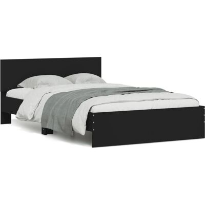 vidaXL Bettgestell 120x190 - Robuste Unterstützung & Kopfteil vidaXL Bettgestell 120x190 - Robuste Unterstützung & Kopfteil