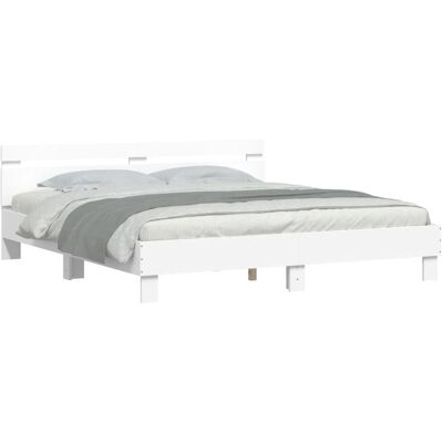 vidaXL Hvid LED Sengestel 180x200cm - Sengtype vidaXL Hvid LED Sengestel 180x200cm - Sengtype