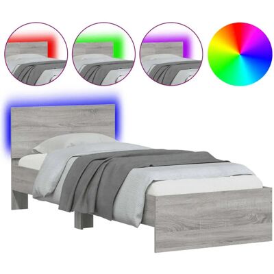 vidaXL Bettgestell mit LED-Beleuchtung - Bettgestell vidaXL Bettgestell mit LED-Beleuchtung - Bettgestell