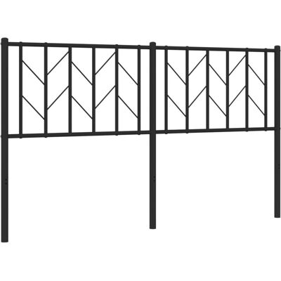 vidaXL 374471 Kopfteil - Schwarz - Für 150 cm Bett vidaXL 374471 Kopfteil - Schwarz - Für 150 cm Bett