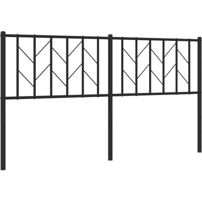 vidaXL Metall-Kopfteil Schwarz 160 cm - Kopfteil vidaXL Metall-Kopfteil Schwarz 160 cm - Kopfteil