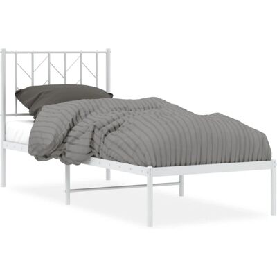 vidaXL Metalen Bedframe met Hoofdbord - Bedframe vidaXL Metalen Bedframe met Hoofdbord - Bedframe