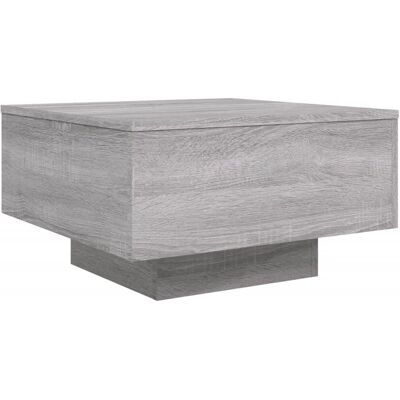 vidaXL Graues Sonoma Couchtisch - 55x55x31 cm - Sperrholz vidaXL Graues Sonoma Couchtisch - 55x55x31 cm - Sperrholz