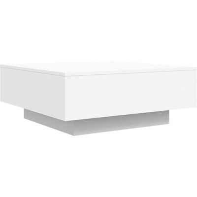 vidaXL Weiße 80x80x31 cm Couchtisch Modern Langlebig Vielzwecktisch vidaXL Weiße 80x80x31 cm Couchtisch Modern Langlebig Vielzwecktisch
