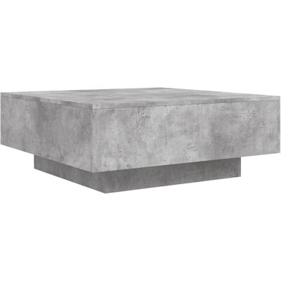 vidaXL Grijze Beton 80x80x31 cm Salontafel - Salontafel vidaXL Grijze Beton 80x80x31 cm Salontafel - Salontafel
