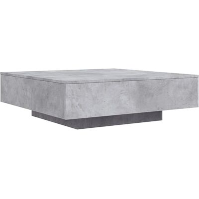 vidaXL Salontafel Beton Grijs 100x100x31 cm Engineered Wood - Salontafel vidaXL Salontafel Beton Grijs 100x100x31 cm Engineered Wood - Salontafel