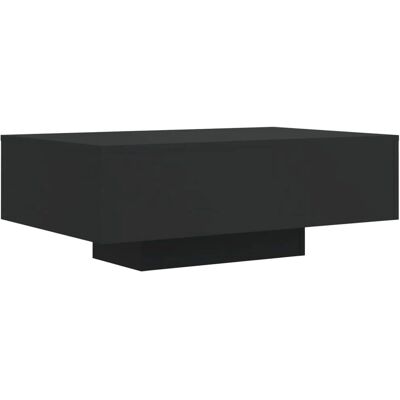 vidaXL Schwarzer Couchtisch 85x55x31 cm mit LED-Lichtern vidaXL Schwarzer Couchtisch 85x55x31 cm mit LED-Lichtern