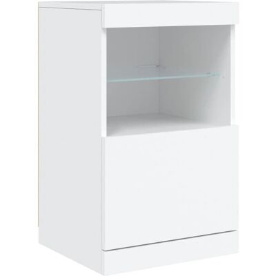 Buffet blanc avec éclairage LED - Buffet - Publicité Buffet blanc avec éclairage LED - Buffet - Publicité