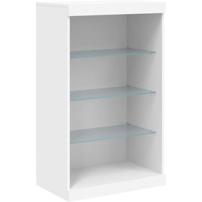 vidaXL Weiße Sideboard mit LED-Lichtern - Sideboard vidaXL Weiße Sideboard mit LED-Lichtern - Sideboard