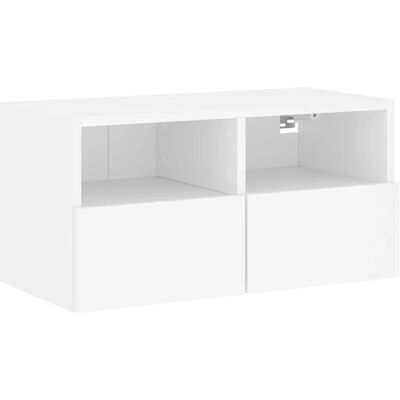 vidaXL Weißer Wand-TV-Schrank - TV Wand-Einheit vidaXL Weißer Wand-TV-Schrank - TV Wand-Einheit