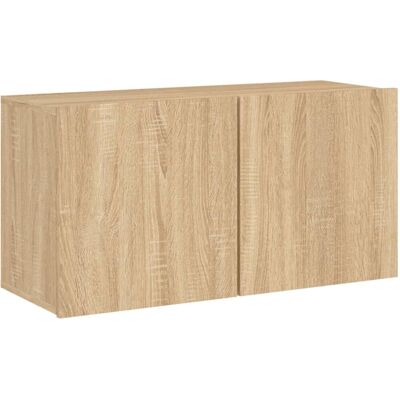 vidaXL TV Schrank - Wandmontiert Sonoma Eiche 80x30x41 cm - Fernsehmöbel vidaXL TV Schrank - Wandmontiert Sonoma Eiche 80x30x41 cm - Fernsehmöbel
