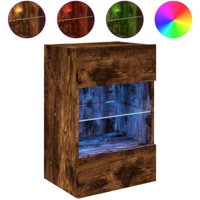 vidaXL Wandtv-Board Rauch Eiche - TV-Schrank vidaXL Wandtv-Board Rauch Eiche - TV-Schrank