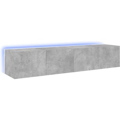 vidaXL Wandmeubels voor TV - 2 stuks - Beton Grijs - Wand-TV Meubels vidaXL Wandmeubels voor TV - 2 stuks - Beton Grijs - Wand-TV Meubels