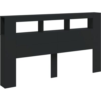 vidaXL Schwarzes 180x103,5cm LED Kopfteil - Kopfteil vidaXL Schwarzes 180x103,5cm LED Kopfteil - Kopfteil