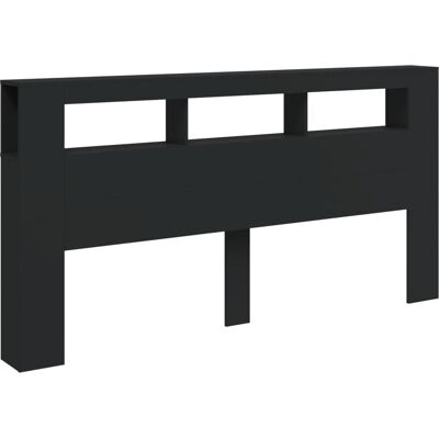 vidaXL Schwarzes LED-Kopfteil 200cm - Kopfteil vidaXL Schwarzes LED-Kopfteil 200cm - Kopfteil