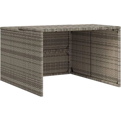 vidaXL Roboter-Rasenmäher-Garage - Wetterfest, Grau, 86x90x52/57 cm vidaXL Roboter-Rasenmäher-Garage - Wetterfest, Grau, 86x90x52/57 cm
