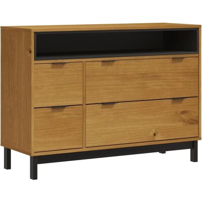vidaXLLaatikosto massiivipuuta - Toimistotila - 110x40x80 cm vidaXLLaatikosto massiivipuuta - Toimistotila - 110x40x80 cm