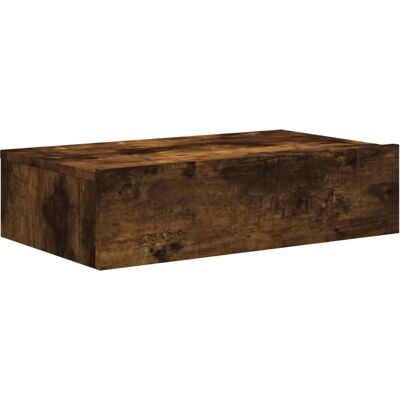 vidaXL Rauch Eiche TV-Schrank mit LED-Licht - TV-Schrank vidaXL Rauch Eiche TV-Schrank mit LED-Licht - TV-Schrank