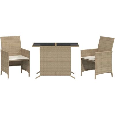 VidaXL Outdoor Möbelset - Beige - Gartentisch und Stühle VidaXL Outdoor Möbelset - Beige - Gartentisch und Stühle