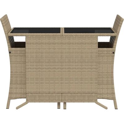 Ensemble Bistro de 3 pièces avec coussins - Mobilier extérieur - Publicité Ensemble Bistro de 3 pièces avec coussins - Mobilier extérieur - Publicité