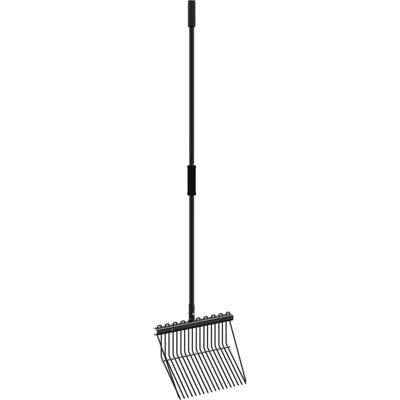 vidaXL Fourche Modèle - Acier Noir vidaXL Fourche Modèle - Acier Noir
