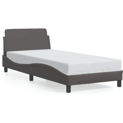 VidaXL Bettrahmen - Graue Stützbeine, Holzlatten, 90x190cm VidaXL Bettrahmen - Graue Stützbeine, Holzlatten, 90x190cm