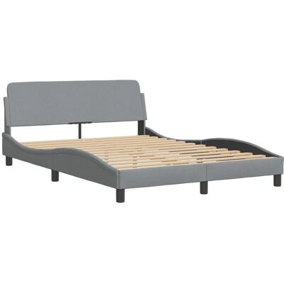 vidaXL 373165 bed frame - Lichtgrijs, 140x190 cm - Slaapkamermeubilair vidaXL 373165 bed frame - Lichtgrijs, 140x190 cm - Slaapkamermeubilair