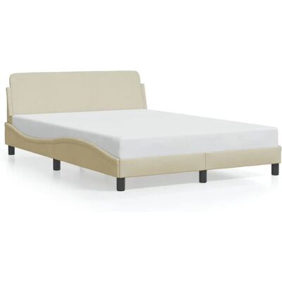 vidaXL Bettgestell mit Kopfteil - Stabil für 140x190 cm Matratze vidaXL Bettgestell mit Kopfteil - Stabil für 140x190 cm Matratze
