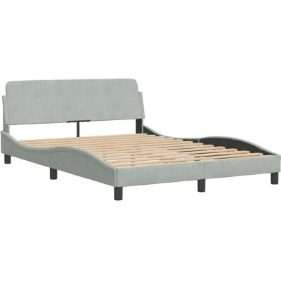 VidaXL Bettrahmen - Samt - 140x200 cm - Bettgestell VidaXL Bettrahmen - Samt - 140x200 cm - Bettgestell