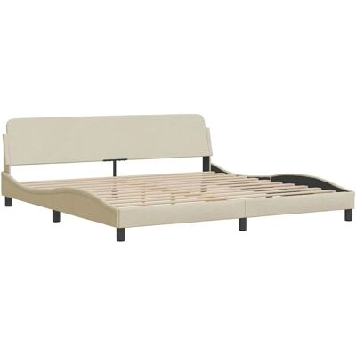 Vidaxl Bettrahmen 200x200 Creme - Bettgestell Vidaxl Bettrahmen 200x200 Creme - Bettgestell