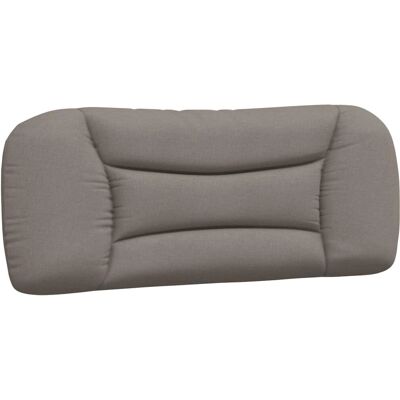 vidaXL Kopfteil-Kissen Taupe - Kopfteilkissen, 100cm, Stoff vidaXL Kopfteil-Kissen Taupe - Kopfteilkissen, 100cm, Stoff