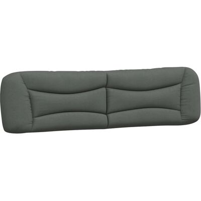 vidaXL Hoofdbordkussen Donkergrijs - Headboard vidaXL Hoofdbordkussen Donkergrijs - Headboard