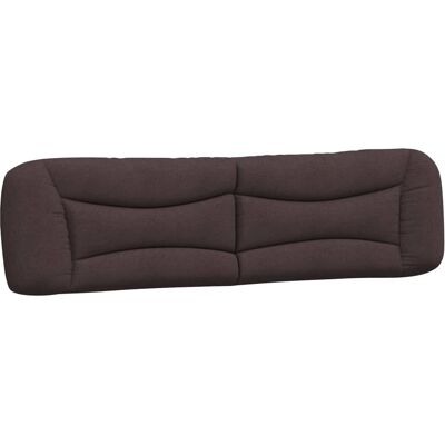 vidaXL Coussin de tête Marron Foncé - Tête de lit - Publicité vidaXL Coussin de tête Marron Foncé - Tête de lit - Publicité