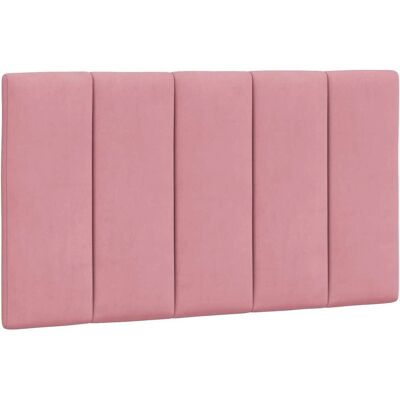VIDAXL Roze Fluwelen Hoofdbord Kussen - Hoofdbord Kussen VIDAXL Roze Fluwelen Hoofdbord Kussen - Hoofdbord Kussen