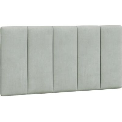 vidaXL Hoofdbordkussen Lichtgrijs - Headboard vidaXL Hoofdbordkussen Lichtgrijs - Headboard